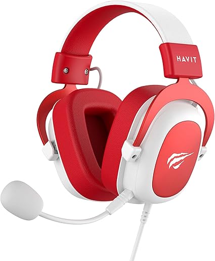Havit H2002d Red: headset gamer de 53 mm por R$143,28 na Black Friday