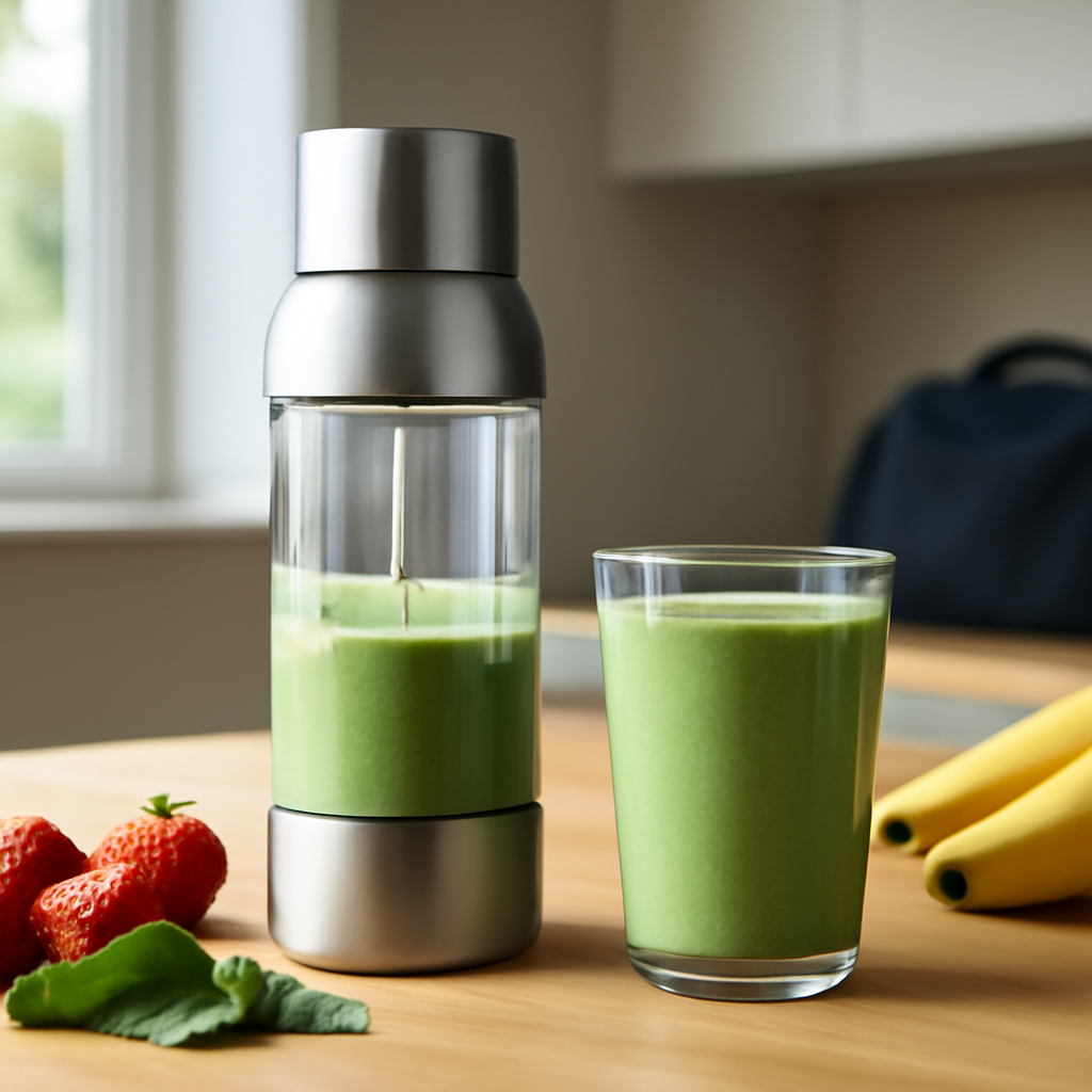 Meu achadinho: o mini mixer portátil que simplifica sua vida saudável!