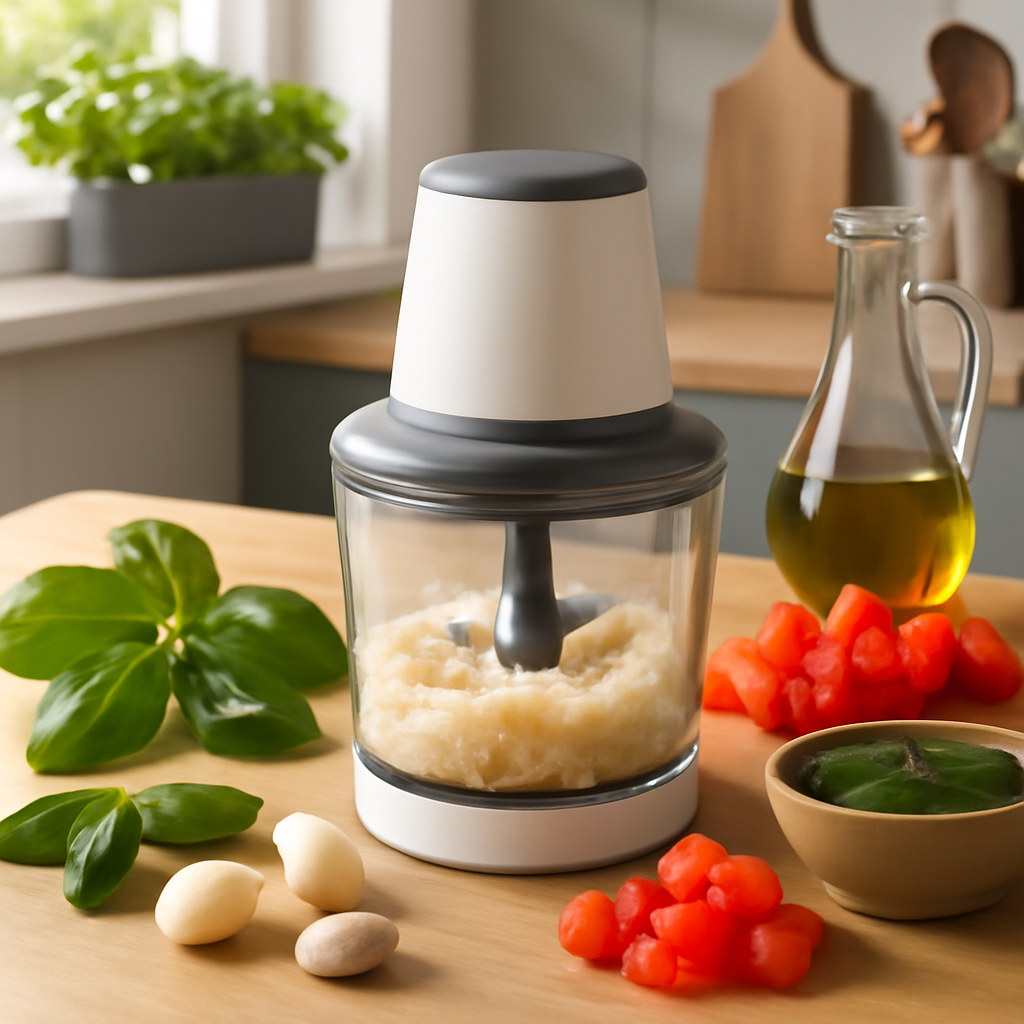 Meu achadinho: o mini processador elétrico que facilita e dá mais sabor!