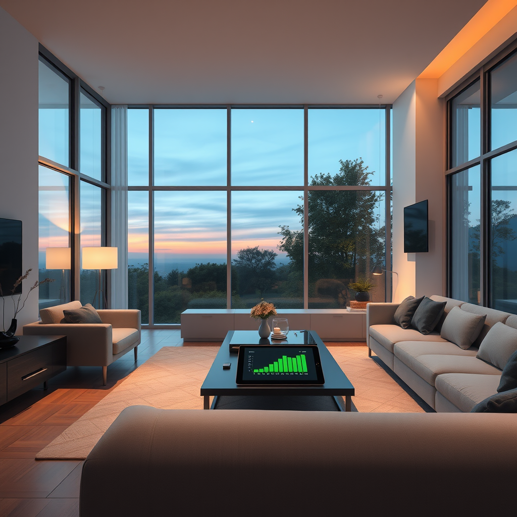 Sua casa inteligente economia: bem-estar e contas menores