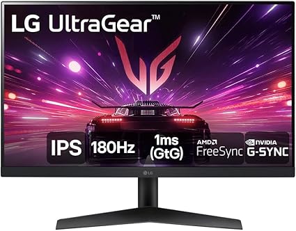 LG UltraGear 24GS60F-B cai para R$803,75 à vista no Pix, 180 Hz HDR10