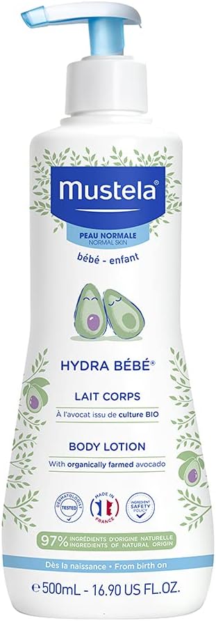 Mustela Hydra Bebê: hidratação segura desde o nascimento por R$84,56