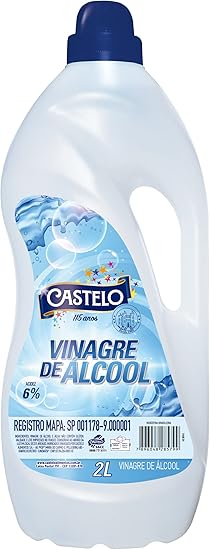 Vinagre Castelo 6% Álcool 2L para Limpeza: custo-benefício a R$26,90