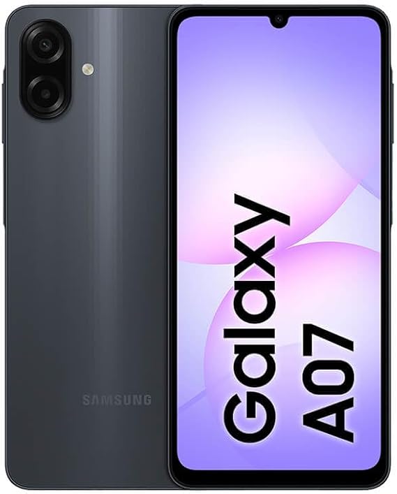 Galaxy A07 256GB/8GB cai para R$699,03 na Amazon; tela 6,7 e 50MP