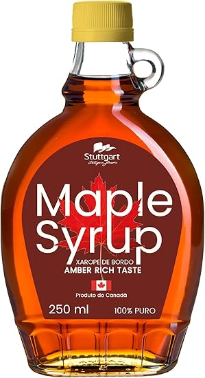 Maple Syrup 250ml 100% puro do Canadá por R$59,86 na Amazon