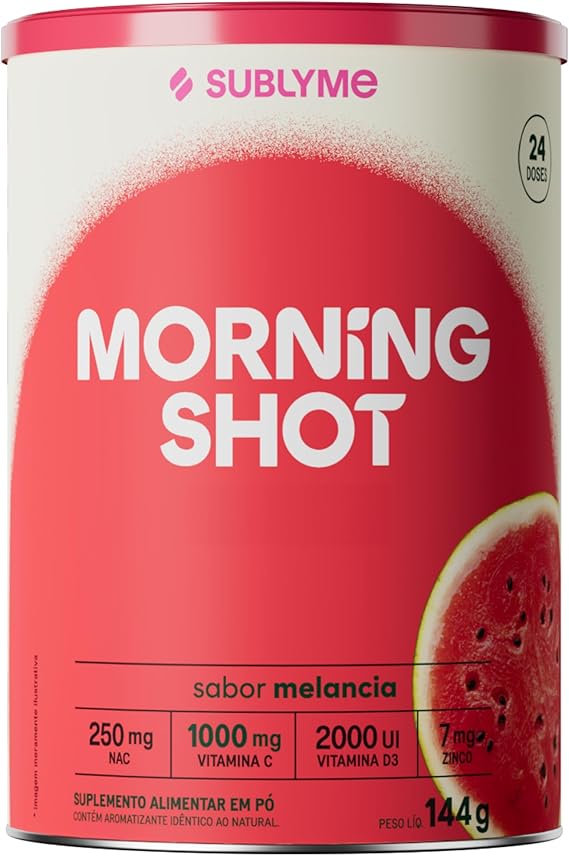 Morning Shot Melancia 144 g SUBLYME R$89,90 com frete grátis (24d)