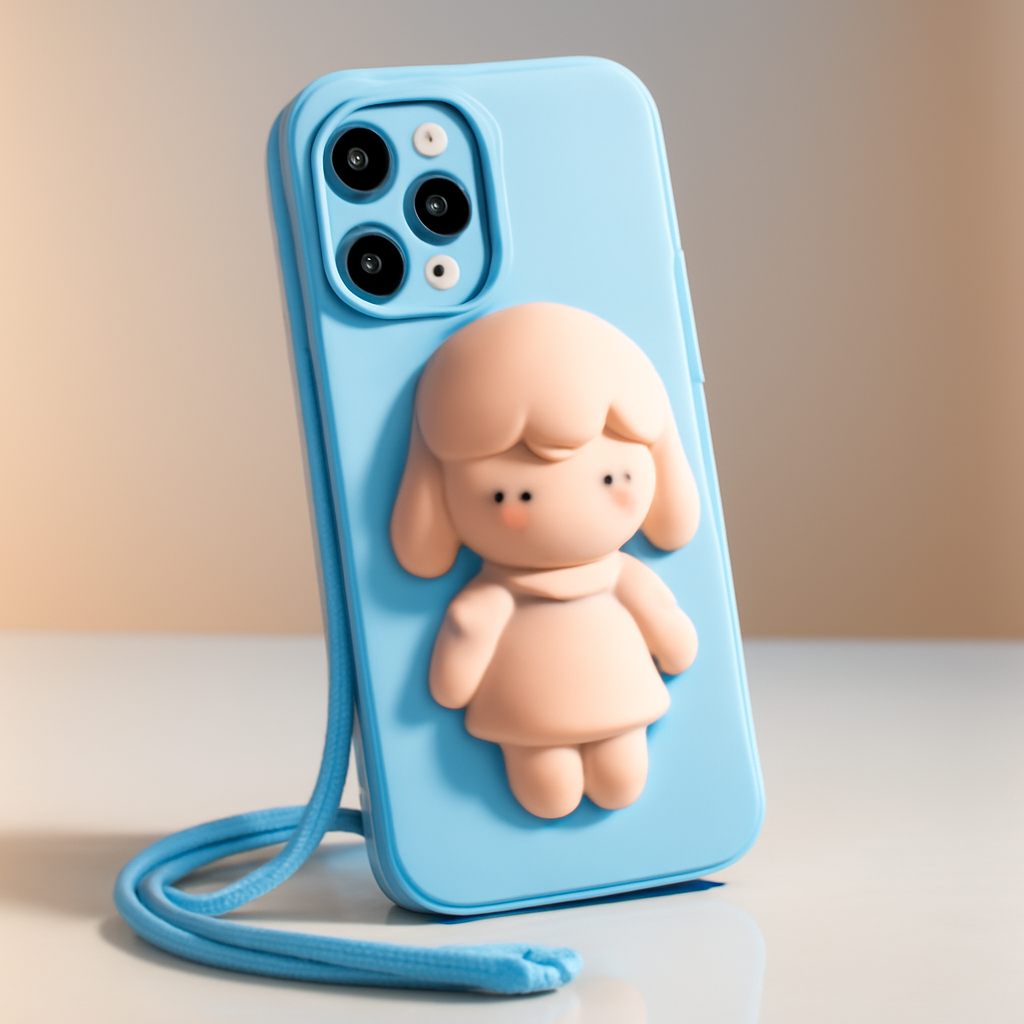 Capinha com cordão que protege e facilita o uso do iPhone no dia a dia