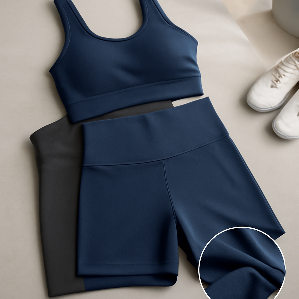 Conjunto fitness que oferece conforto estilo e durabilidade para o dia a dia