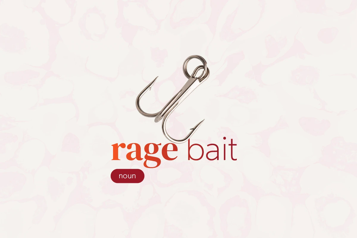 Rage bait é a palavra do ano: entenda o que ela significa.
