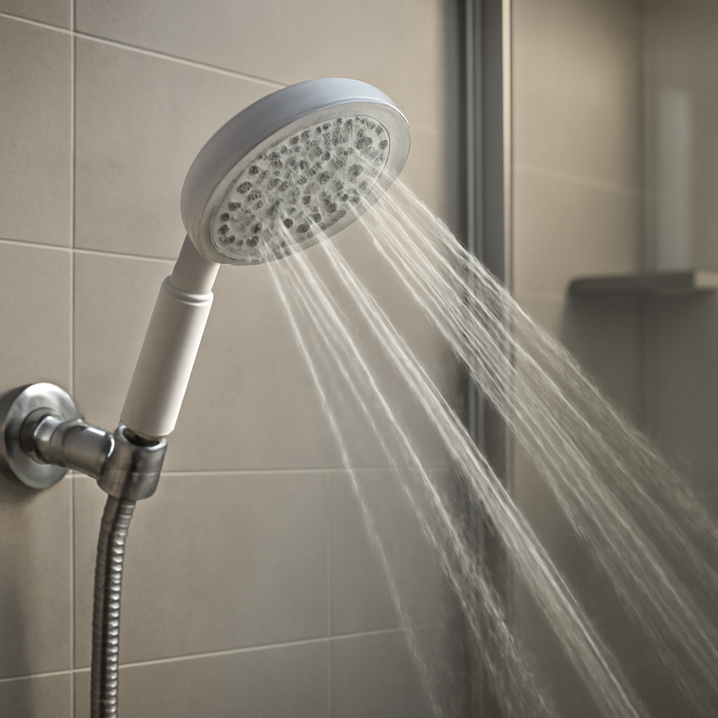 Chuveiro de alta pressão com massageador que economiza água e melhora o banho diário