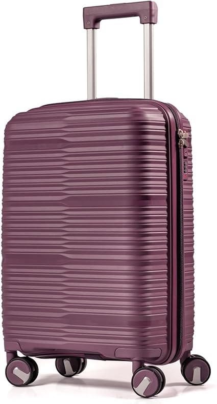 Mala de bordo roxa 10kg em polipropileno — R$263,61 à vista no Pix