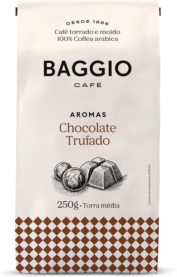 Baggio Café 250 g Torrado e Moído com Chocolate Trufado a R$34,50