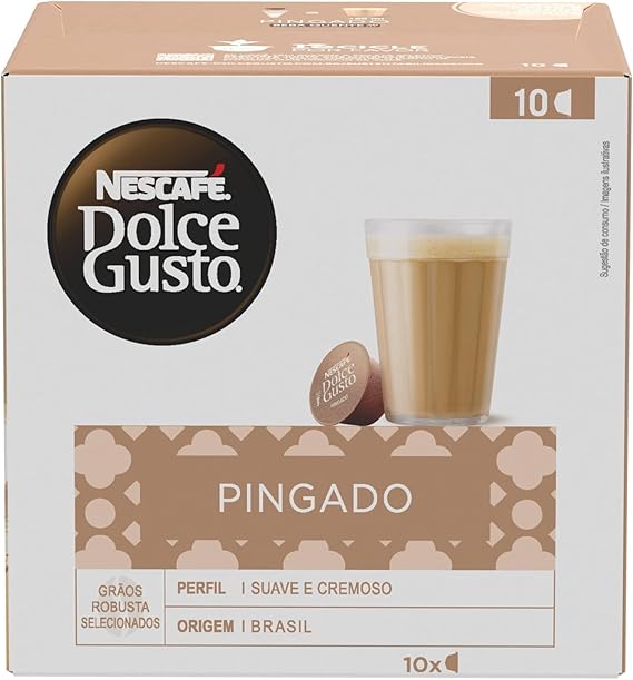Oferta: Pingado Dolce Gusto 10 cápsulas por R$22,50; entrega 12–16 dez