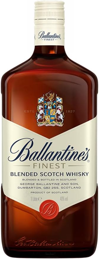 Ballantine’s Finest Blended Scotch 1L a R$68,35 na Amazon