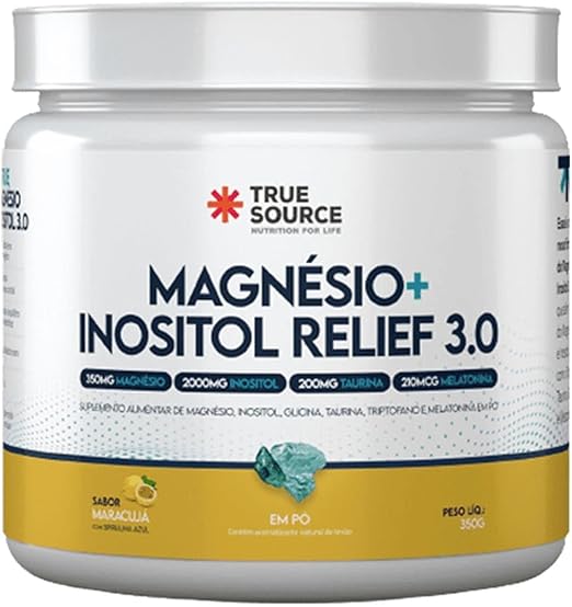 Relief 3.0 Magnésio + Inositol, 350g, Maracujá – R$149,05 frete grátis