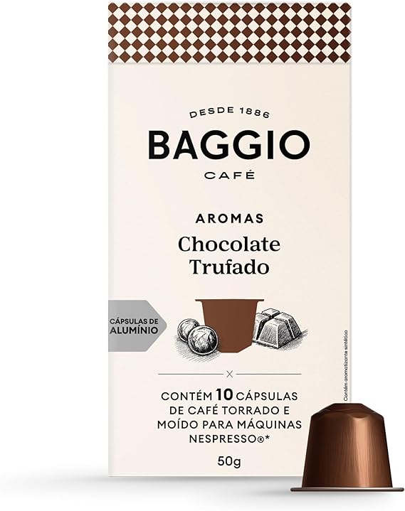 Baggio Aroma Chocolate Trufado Nespresso Original R$25,90 Frete grátis