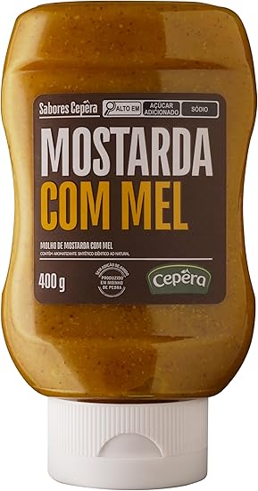 Mostarda com mel Cepera 400 g por R$7,99 com frete grátis na Amazon
