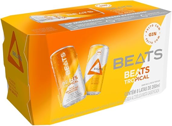 Beats Tropical: 8x269ml com sabor tropical e entrega grátis na Amazon