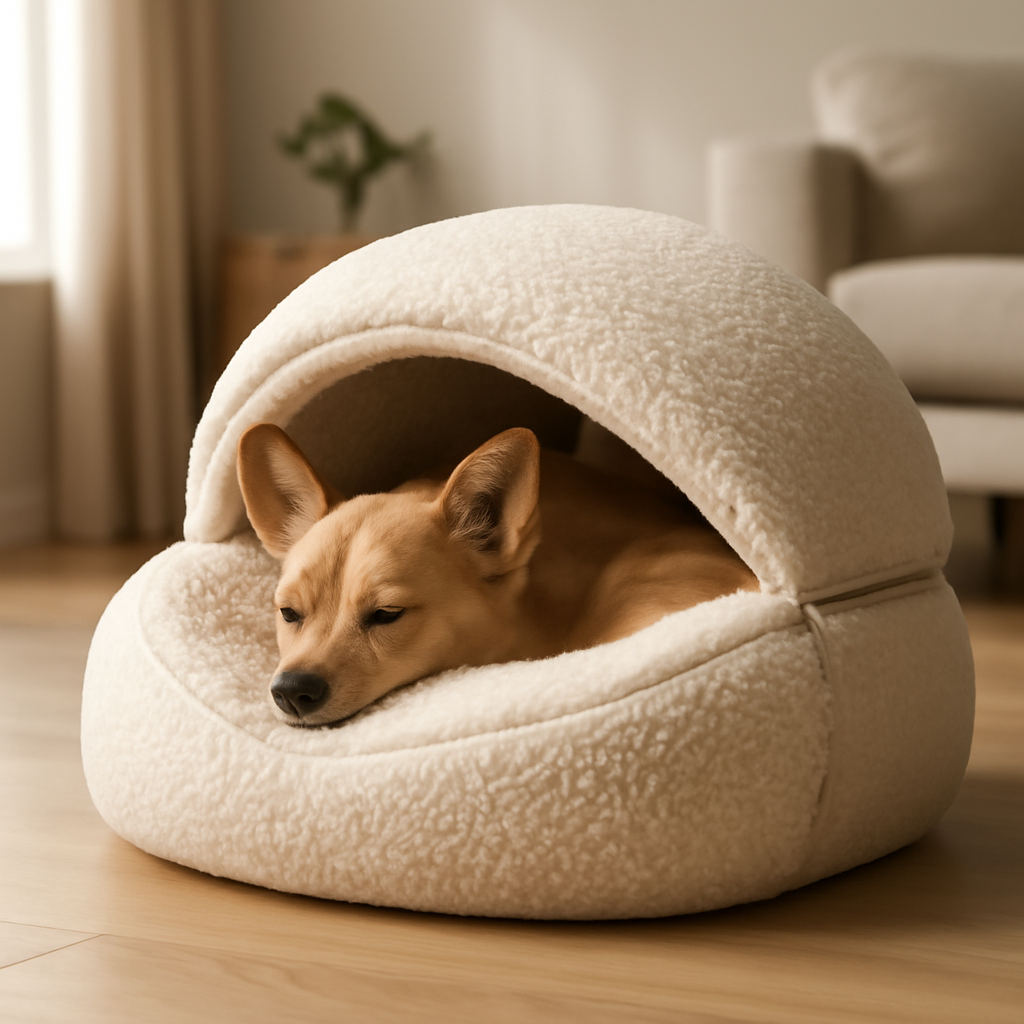 Cama pet canguru que oferece conforto térmico e praticidade para o descanso diário do seu pet